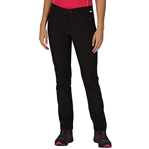 Regatta Damen Women's Highton Stretch Walking Trousers Hose, Black, 14 von Regatta