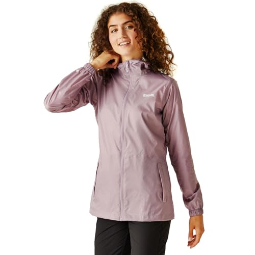 Regatta Damen Womens Pack It III Waterproof Durable Shell Jacket Regenjacke, Heather, von Regatta