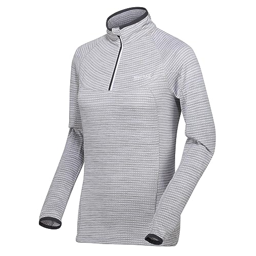 Regatta Damen Yonder Quick Dry Grid Fabric Performance Wicking Zip Neck Fleece T-Shirt/Polos/Wests M weiß von Regatta