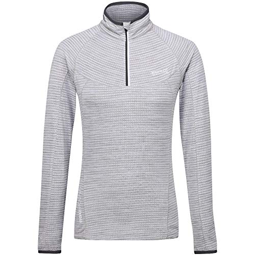 Regatta Damen Yonder Quick Dry Grid Fabric Performance Wicking Zip Neck Fleece T-Shirt/Polos/Wests M weiß Regatta Damen Yonder Quick Dry Grid Fabric Performance Wicking Zip Neck Fleece T-Shirt/Polos/Wests M weiß von Regatta