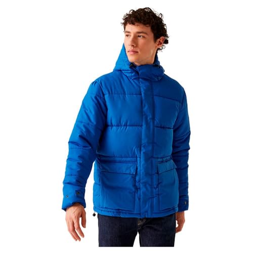 Regatta Falkner gepolsterte Herren-Winterjacke mit Kapuze, wasserabweisend und schwere Füllung, perfekt für Outdoor, Wandern, Camping von Regatta