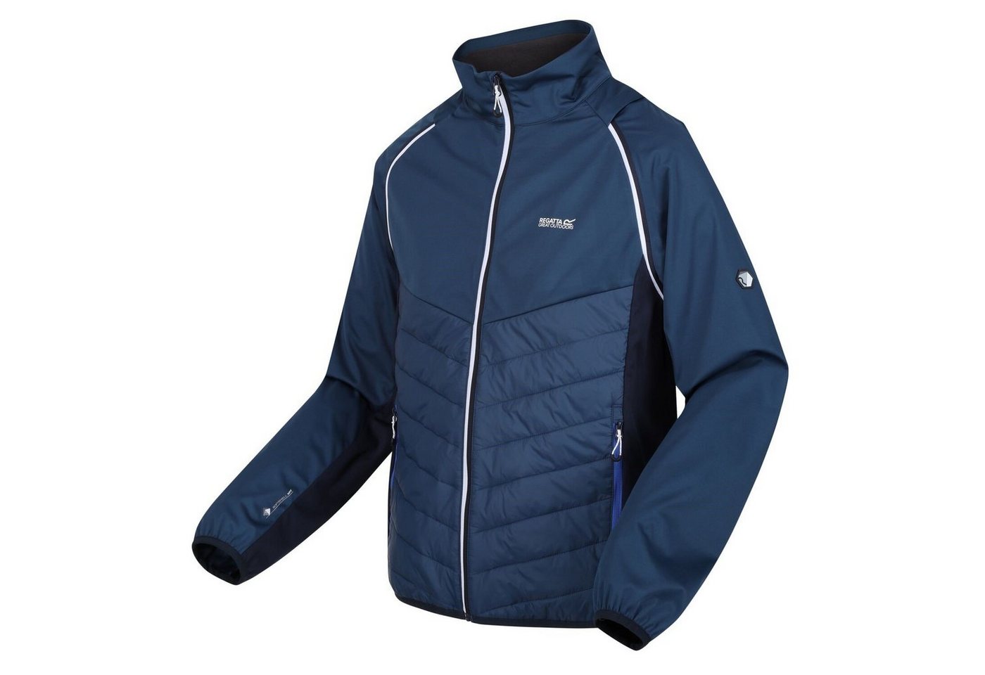 Regatta Funktionsjacke Regatta Steren Hybrid Softshelljacke für Herren mit abnehmbaren Ärmeln von Regatta