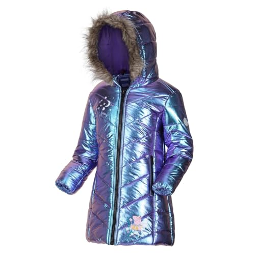 Regatta Unisex Kinder Girls Peppa Pad Jacket, Metallic, 3 Jahre EU von Regatta