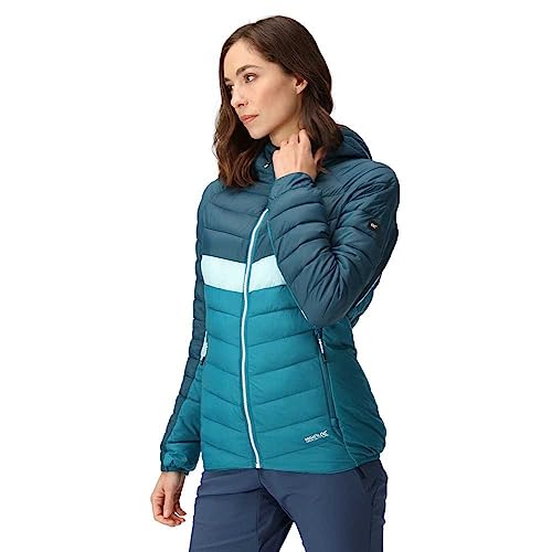 Regatta Harrock II Steppjacke/Winterjacke Damen mit Kapuze, Farbe:Türkis, Größe:38 Regatta Harrock II Steppjacke/Winterjacke Damen mit Kapuze, Farbe:Türkis, Größe:38 von Regatta