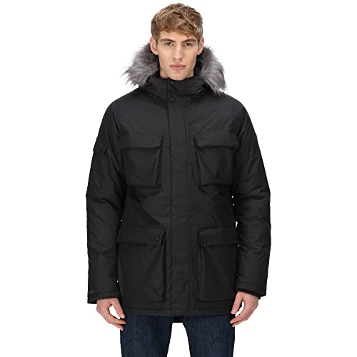 Regatta Herren Aziel Wasserdichter und atmungsaktiver Parka mit Daunenisolierung, Kapuze und mehreren Taschen Regatta Herren Aziel Wasserdichter und atmungsaktiver Parka mit Daunenisolierung, Kapuze und mehreren Taschen von Regatta