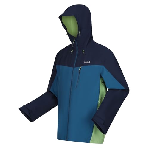 Regatta Herren Birchdale Herrenjacke, langlebig, wasserdicht, Isotex 10000 Jacke, blau, 3XL von Regatta