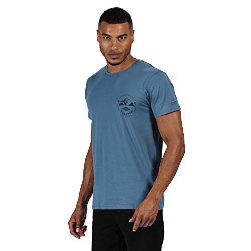 Regatta Cline IV T-Shirt aus Coolweave-Baumwolle mit Grafik-Print Regatta Cline IV T-Shirt aus Coolweave-Baumwolle mit Grafik-Print von Regatta