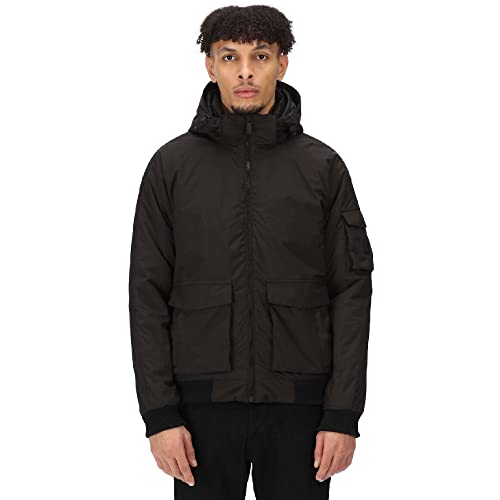 Regatta Herren Faizan wasserdichte und atmungsaktive Jacke - Mantel mit Thermoguard-Isolierung, Kapuze und mehreren Taschen Regatta Herren Faizan wasserdichte und atmungsaktive Jacke - Mantel mit Thermoguard-Isolierung, Kapuze und mehreren Taschen von Regatta