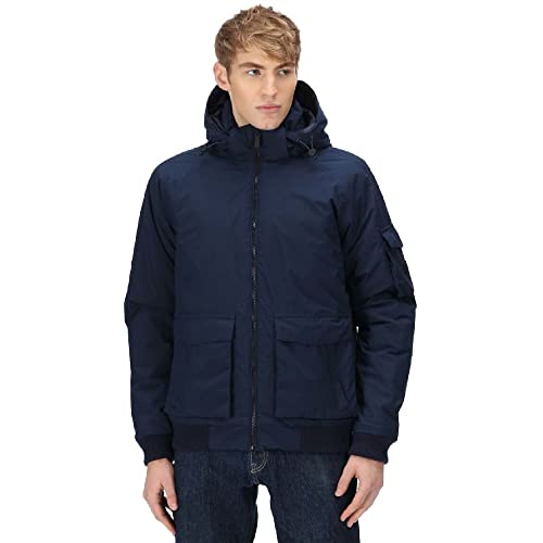 Regatta Herren Faizan wasserdichte und atmungsaktive Jacke - Mantel mit Thermoguard-Isolierung, Kapuze und mehreren Taschen von Regatta