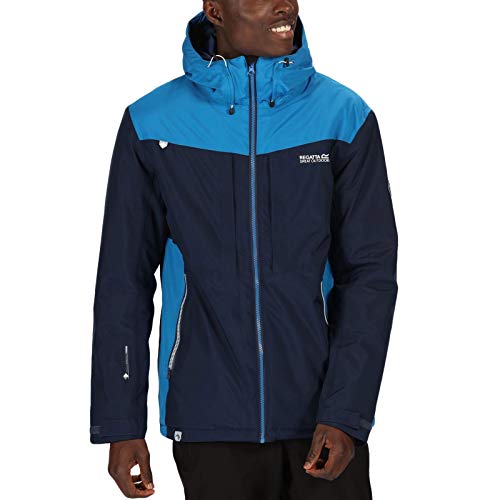 Regatta Herren Highton Waterproof Breathable Stretch Taped Seams Insulated Padded Jacket Jacke, blau, S Regatta Herren Highton Waterproof Breathable Stretch Taped Seams Insulated Padded Jacket Jacke, blau, S von Regatta