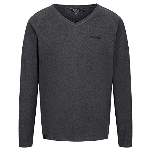 Regatta Herren Kiro Coolweave Baumwolle Langarm V-Ausschnitt Jersey T-Shirts/Polos/Westen Regatta Herren Kiro Coolweave Baumwolle Langarm V-Ausschnitt Jersey T-Shirts/Polos/Westen von Regatta