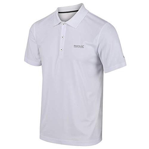 Regatta Herren Maverick V Moisture Wicking gewelltes Polo-Hemd - Weiß - XXXXL von Regatta