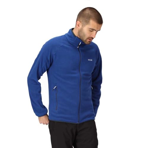 Regatta Herren Men's Hadfield Full Zip Fleece Fleecejacke, blau, L Regatta Herren Men's Hadfield Full Zip Fleece Fleecejacke, blau, L von Regatta