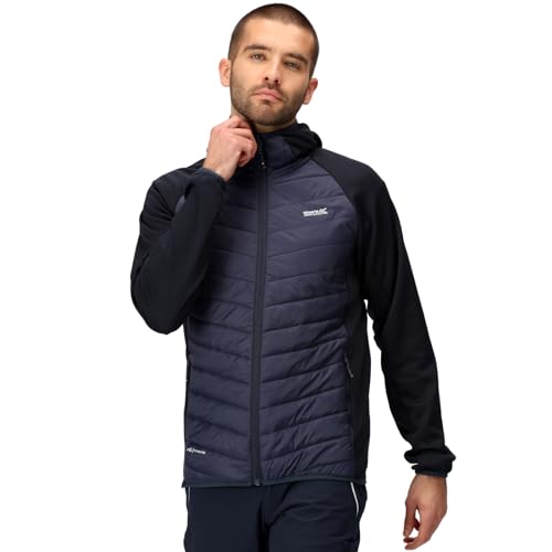 Regatta Herren Padded Hooded Soft Shell Jacket Gefütterter Mantel, Navy, von Regatta