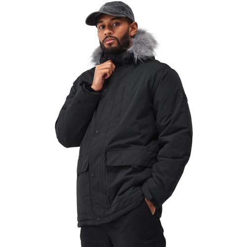 Regatta Herren Salinger Iv Parka, wasserdicht Jacke, Schwarz, XL Regatta Herren Salinger Iv Parka, wasserdicht Jacke, Schwarz, XL von Regatta
