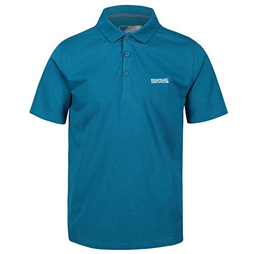 Regatta Herren Sinton' Ribbed Collar Cotton Lightweight Active T-Shirts/Polos/Westen von Regatta