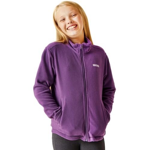 Regatta Jungen Kids' King Ii Full Zip Fleece Pullover, Sunset Purple, 13 Jahre EU von Regatta