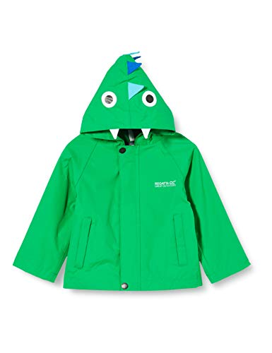 Regatta Unisex Child Animal Waterproof & Breathable Shell Character Jacket, Dinosaur, 6-12m von Regatta