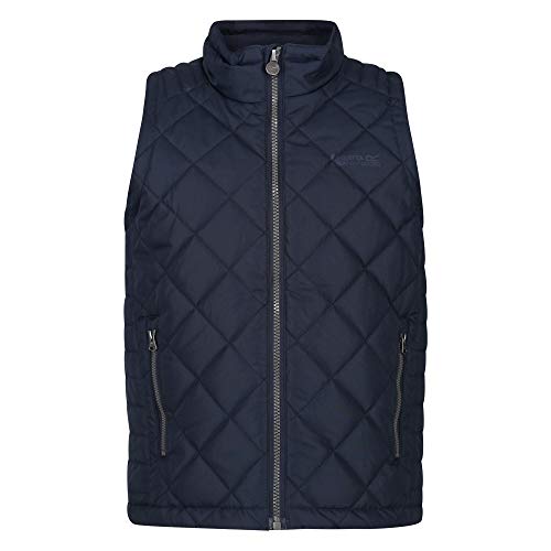 Regatta Kinder Boys Zion Polyester Casual Bodywarmer Gilet Jacket, Navy, 5-6 Years-Chest 59-61cm (Height 110-116cm) von Regatta