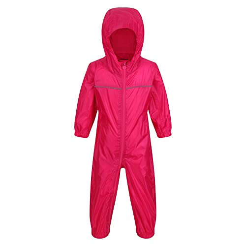 Regatta Kinder Paddle Regenanzug, rosa-jem pink, Size 18-24 von Regatta