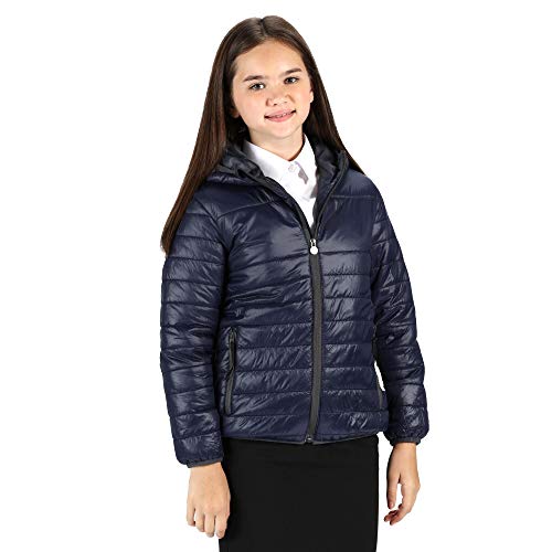 Regatta Unisex Professional Kids' Stormforce Thermal Insulated Hooded Jacket, Black, 32" Regatta Unisex Professional Kids' Stormforce Thermal Insulated Hooded Jacket, Black, 32" von Regatta
