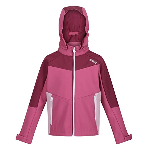 Regatta Kinder Softshelljacke Eastcott II Violet/amahz rosa weinrot - 140 von Regatta