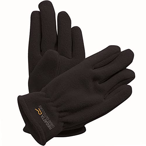 Regatta Kinder Taz II' Anti Pill Fleece Gloves Handschuhe, Black, 11-13 Regatta Kinder Taz II' Anti Pill Fleece Gloves Handschuhe, Black, 11-13 von Regatta