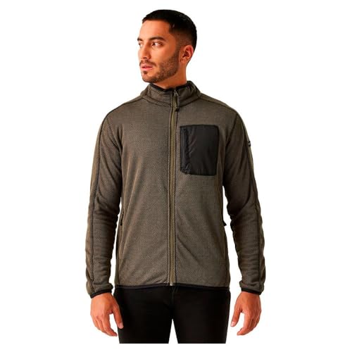 Regatta Kitom Full Zip Fleece M, braun von Regatta