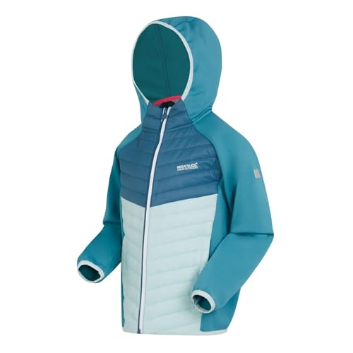 Regatta Mädchen Kids' Kielder Hybrid VIII Jacket Mädchen Kielder VIII Hybrid Wattierter Mantel mit durchgehendem Reißverschluss, Tahoe Blue/Moroccan Blue, von Regatta