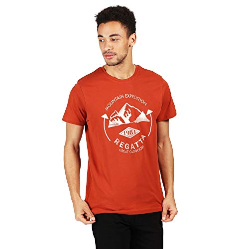Regatta Cline IV T-Shirt aus Coolweave-Baumwolle mit Grafik-Print Regatta Cline IV T-Shirt aus Coolweave-Baumwolle mit Grafik-Print von Regatta