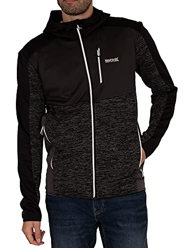 Regatta Mens Cadford Hooded Sweatshirt, Black, Large von Regatta