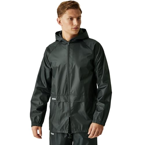 Regatta Herren Shell Jacket, Regulär, Integrierte KapuzeWindproof fabricTaped Nähte Gewe, Dark Olive, M Regatta Herren Shell Jacket, Regulär, Integrierte KapuzeWindproof fabricTaped Nähte Gewe, Dark Olive, M von Regatta