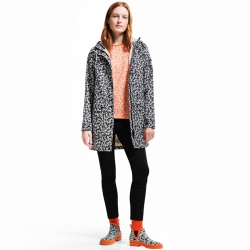 Regatta Orla Kiely Damen Regenjacke, lang, wasserdicht, Schwarze Petersilie, 38 Regatta Orla Kiely Damen Regenjacke, lang, wasserdicht, Schwarze Petersilie, 38 von Regatta