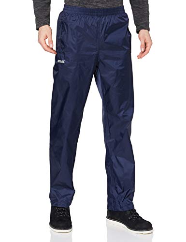 Regatta Herren Pack-It Regenhose für Herren, Blau (marine), 54-56 EU (Herstellergröße: XL ) von Regatta