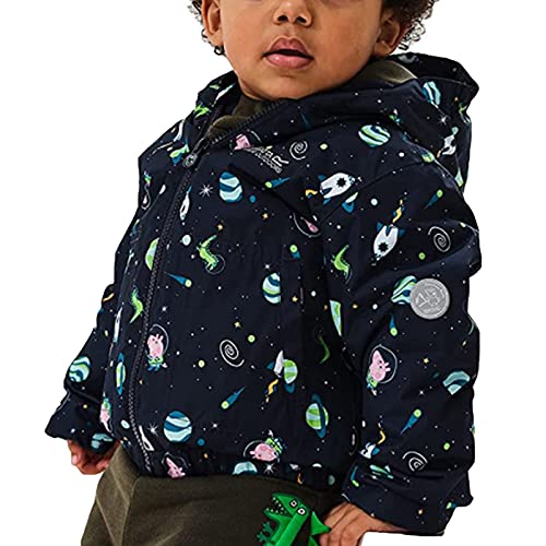 Regatta Unisex Kinder Peppa Muddy Puddle Jacket, Navy, 4 Jahre EU von Regatta