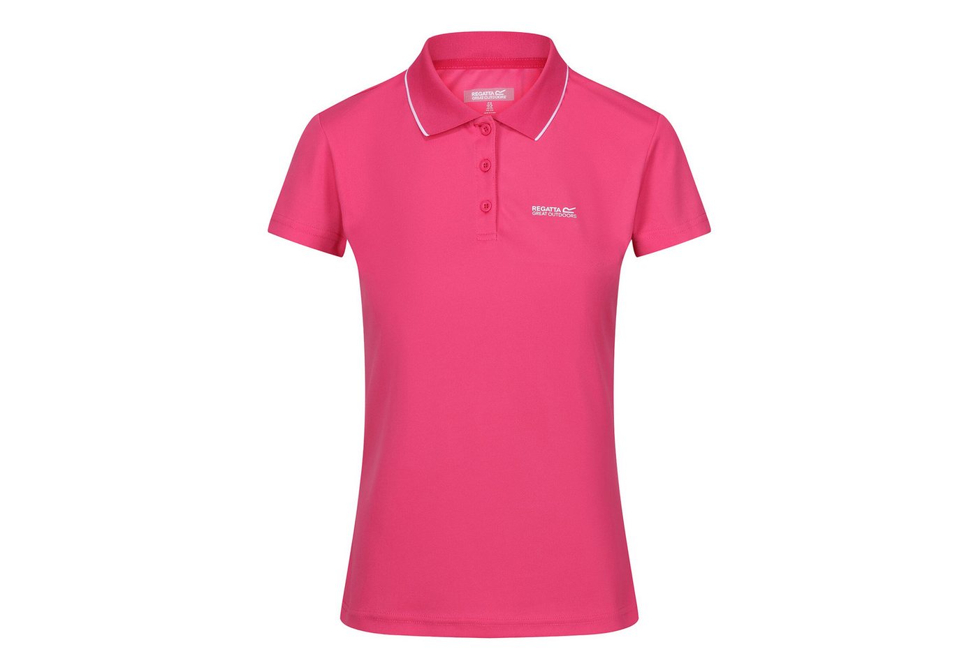 Regatta Poloshirt Poloshirt mit Marken-Logo und -schriftzug auf der Vorderseite Regatta Poloshirt Poloshirt mit Marken-Logo und -schriftzug auf der Vorderseite von Regatta