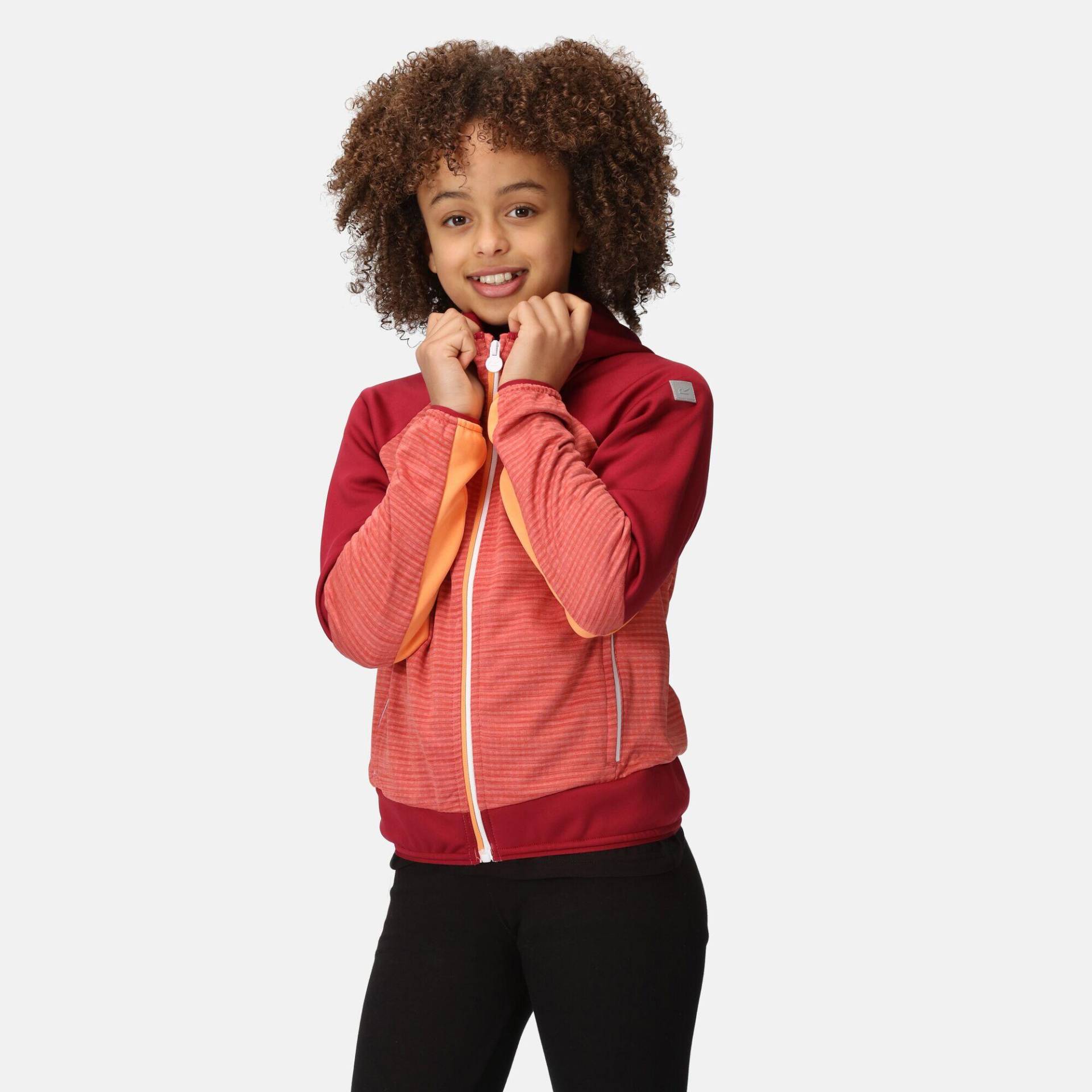 Regatta Prenton II Softshell-Wanderjacke für Jungen. rot von Regatta