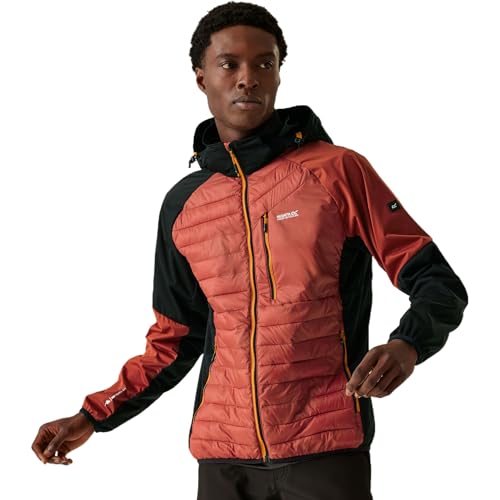 Regatta Pro Hybrid Herren-Kapuzenjacke, leicht, durchgehender Reißverschluss, wasserdicht, winddicht und dehnbar, perfekt für Outdoor, Wandern, Klettern Regatta Pro Hybrid Herren-Kapuzenjacke, leicht, durchgehender Reißverschluss, wasserdicht, winddicht und dehnbar, perfekt für Outdoor, Wandern, Klettern von Regatta