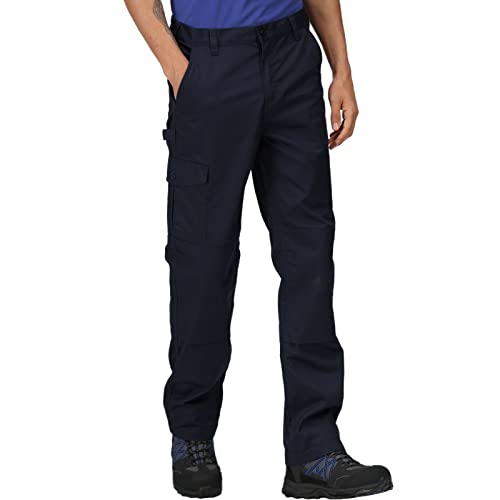 Regatta Professionelle Pro Cargo Herren-Hose, strapazierfähig, wasserabweisend, mehrere Taschen L Navy von Regatta