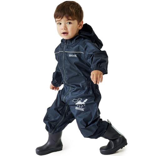Regatta Unisex Kinder Puddle Iv Overtrousers, Navy, Size 48-60, 2 jahre Regatta Unisex Kinder Puddle Iv Overtrousers, Navy, Size 48-60, 2 jahre von Regatta