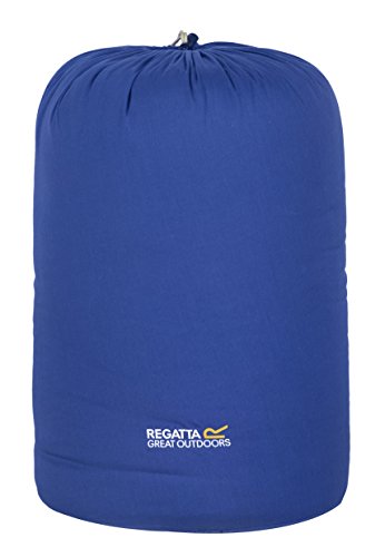 Regatta Single Bienna Schlafsack für Einzelbett, Laserblau, Laser-Blau von Regatta