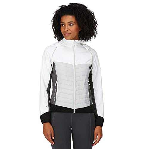 Regatta Steren Hybrid Softshelljacke für Damen mit abnehmbaren Ärmeln, Farbe:Weiß, Größe:44 von Regatta