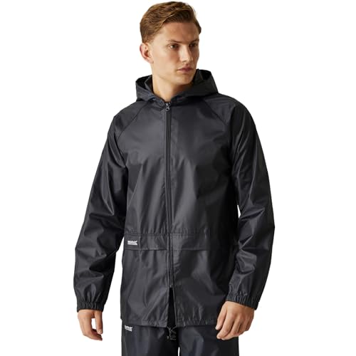 Regatta Herren Stormbreak waterdichte met capuchon Jacke, Schwarz, 3XL EU von Regatta