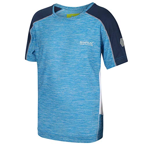 Regatta Takson II Unisex Kinder T-Shirt mit Airflow Mesh XXXX-Large Blaues Aster/Benzin Regatta Takson II Unisex Kinder T-Shirt mit Airflow Mesh XXXX-Large Blaues Aster/Benzin von Regatta