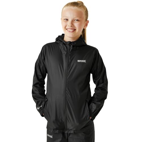 Regatta Unisex-Child Kid Pk It JKT III Jacke, Black, 7 Years von Regatta