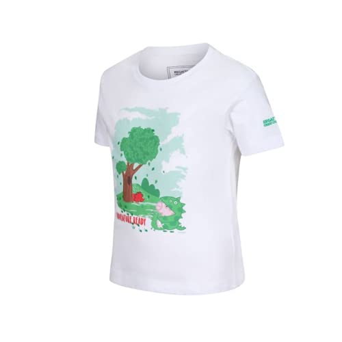 Regatta Unisex-Kinder Peppa Pig T-Shirt aus gemischter Coolweave-Baumwolle mit aufgedrucktem Muster Regatta Unisex-Kinder Peppa Pig T-Shirt aus gemischter Coolweave-Baumwolle mit aufgedrucktem Muster von Regatta