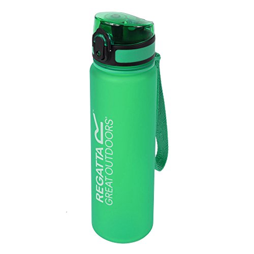 Regatta Unisex Erwachsene, 0,6 l, leichte Tritan-Flip-Campingflasche, Grün, Einheitsgröße von Regatta