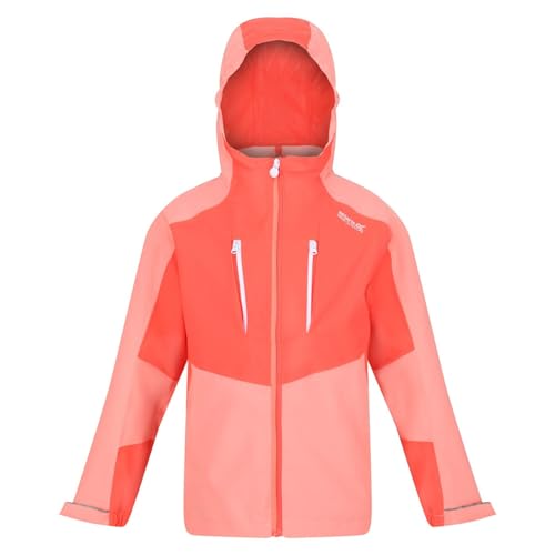 Regatta HightonJacket III ISOTEX wasserdichte, atmungsaktive Stretch-Kapuzenjacke für Kinder. Mit DWR-Gewebe und Mesh-Futter. Zum Spazieren und Wandern geeignet. von Regatta