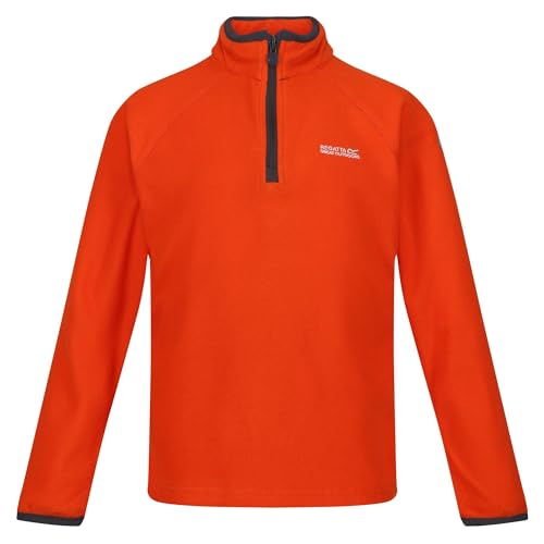 Regatta Unisex-Kinder-Loco-Fleecejacke mit halbem Reißverschluss und recyceltem Stoff, perfekt für Spaziergänge, Outdoor-Aktivitäten und den täglichen Gebrauch von Regatta