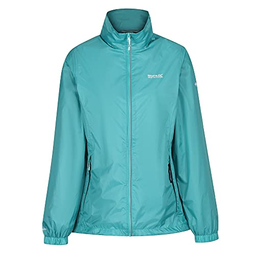 Regatta Corinne IV wasserdichte, atmungsaktive Shell-Jacke mit verborgener Kapuze und Reißverschlusstaschen Regatta Corinne IV wasserdichte, atmungsaktive Shell-Jacke mit verborgener Kapuze und Reißverschlusstaschen von Regatta